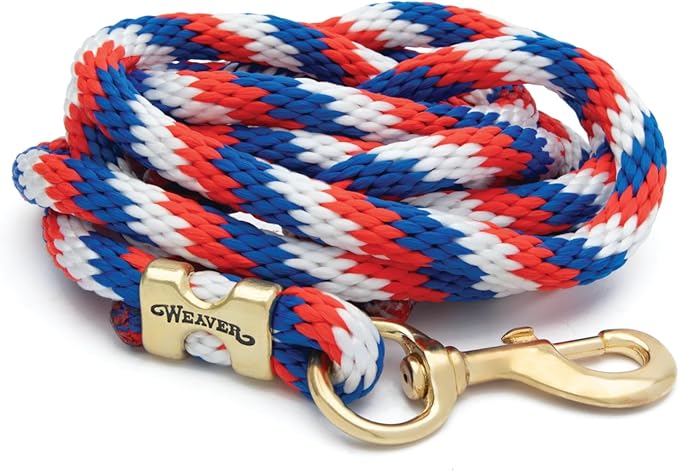 Weaver Equine Performance Lead Rope, Long Horse Lead Rope with Quick Halter Attachment, Soft Comfort Grip, Barn Horse Tack for Daily Use & Showing