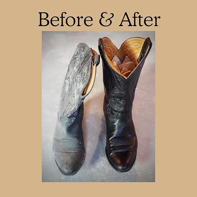 Blackrock LEATHER N RICH - Quality leather cleaner and conditioner, Made in the USA since 1976 - Leather care for boots, saddles, car interiors, furniture, horse tack. Easy to use.