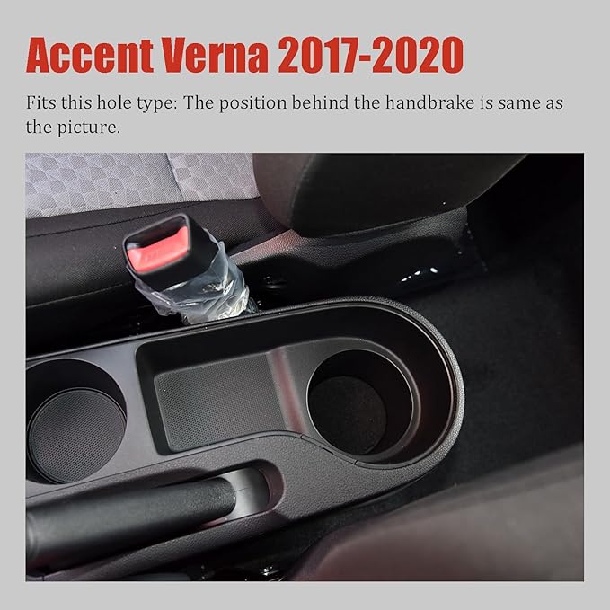 YJYWZH Armrest Box for Hyundai Accent Verna Accessories 2017-2020 Armrest for Car Center Console Organizer Double Layer Storage Space with 3 USB Ports, Red Thread
