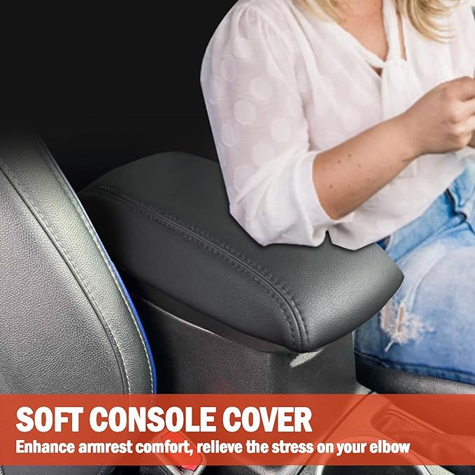 Center Console Cover for 2014-2019 Toyota Corolla - Premium Armrest Lid Protector Easy Installation, No Tools Required for Toyota Corolla 2014 2015 2016 2017 2018 2019