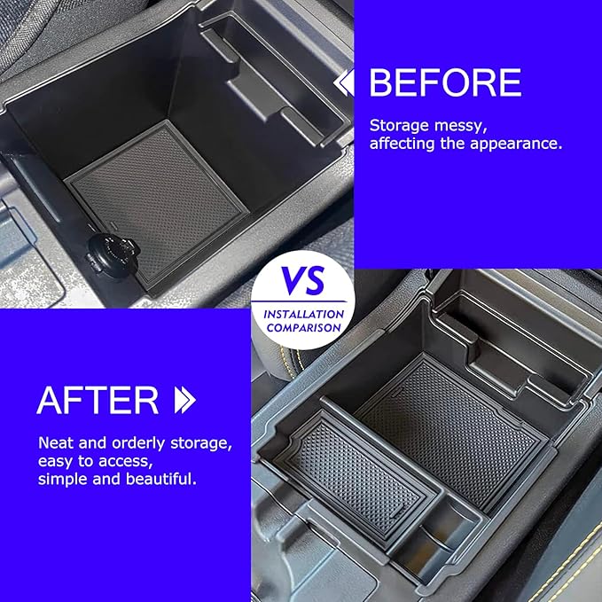 2023 Crosstrek Center Console Organizer Tray for 2018-2023 Subaru Crosstrek 2017-2023 Impreza Center Armrest Storage Box for Crosstrek 2022 2023 Accessories Imprez Storage Box