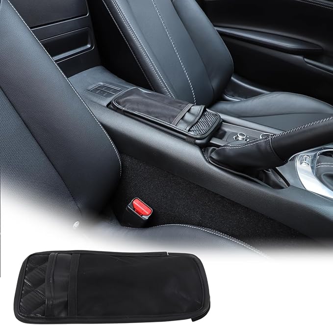 Car Center Console Pad for Mazda MX-5 ND 2015-2023 Car Armrest Cover Leather Cushion Waterproof Car Armrest Seat Box Protector Accessories