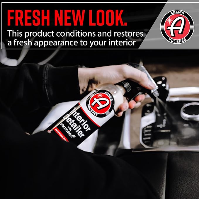 Adam's Polishes Interior Detailer Gallon (Cedarwood) - Total Car Interior Cleaner, Protectant & Dressing | All Purpose Cleaner & Leather Conditioner | Vinyl, Dashboard, Screen, Seat Cleaner & More