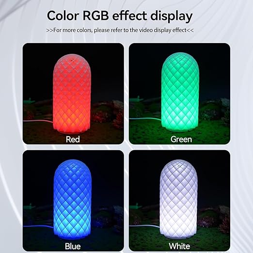 3PCS Remote Control RGB LED Lamp Kit 001 with Power Off Color Storage for Bambu Lab H2D/X1/P1P/A1 Includes Button Battery Makerworld 3D Printed DIY Hardware Model Spare Parts 5V USB Powered