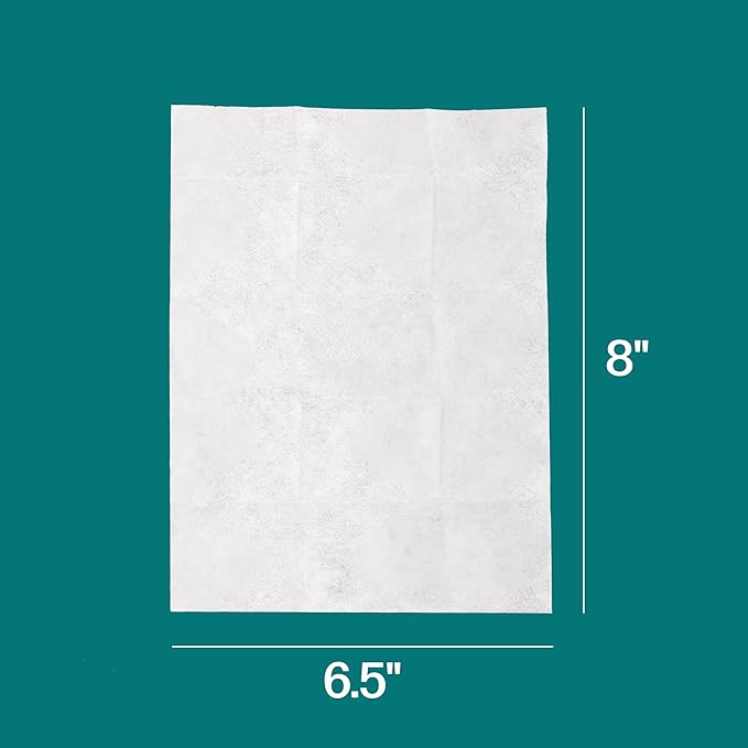 Dew Well Deodorant Wipes - Individually Wrapped Armpit Wipes & Purse Essentials - Sweat-Blocking Mini Deodorant - Compact Tissue Packs & Travel Accessories - 50 Count, Mint