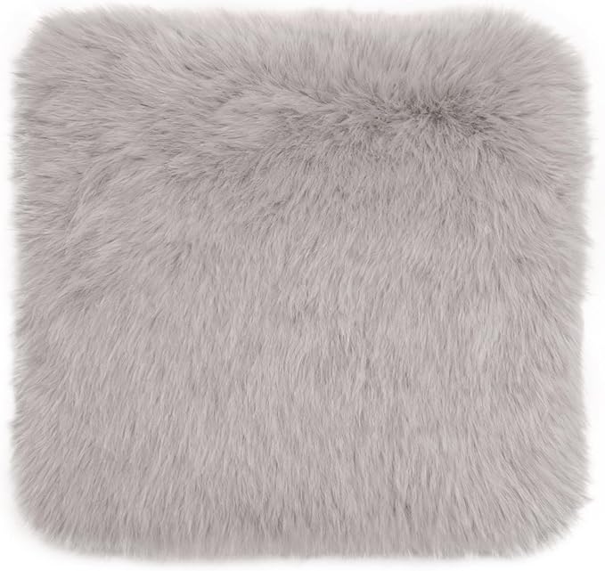 18 Inch Car Seat Plush Cushion Seat Non-Slip Protector Pad for Auto Interior Accessories Office Chair