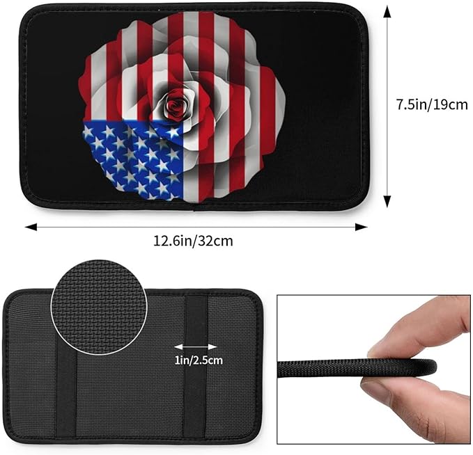 DARLEKS Car Armrest Cushion Auto Center Console Cover Pad Car Handrail Box Universal Decoration Mat