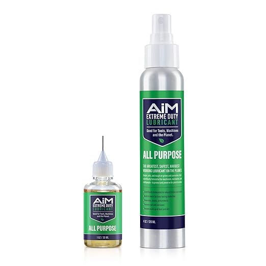 PlanetSafe Lubricants Hedge Trimmer Oil for Blades - 1 oz + 4 oz - Spray & Cleaner for Tools - Lubricating Oil for Mini Chainsaw - Resin Solvent for Hedge Trimmer - Made in The USA!