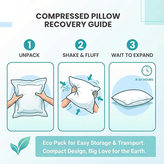 2PCS Welbrit Car Pillow for Car Neck Pillow for Driving Seat Lumbar Support Soft Cushion with Extra Filling Accessories Back Support for Travel Nap and Trips Sleeping(Blue, Head)