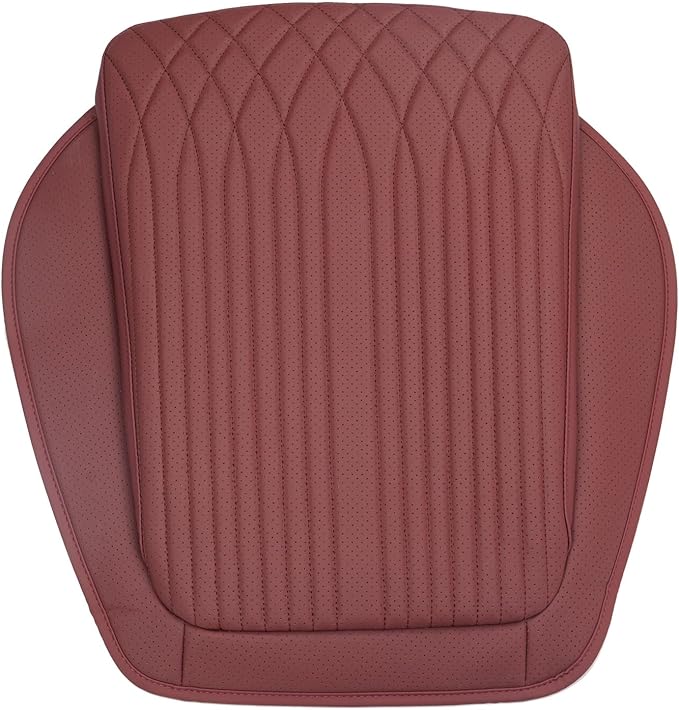 Car Seat Cushion Fit for BMW Accessories Front and Rear Seat Pad for Car Driver Seat Office Chair Cushion Red(1PC)