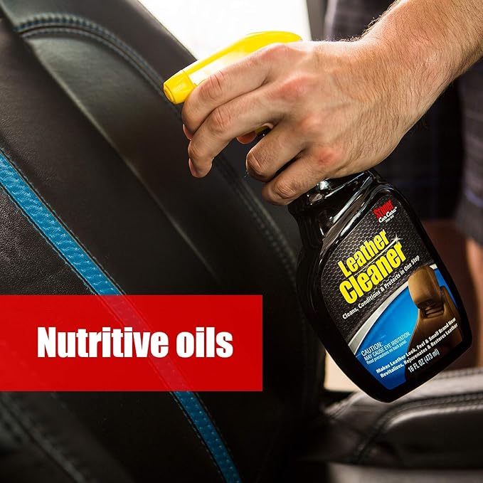 Stoner Car Care 95400 Leather Cleaner and Conditioner for 3-in-1 Car Interior Cleaner to Rehydrate Protect and Preserve Leather Surfaces, 16 Fl Oz, Pack of 1