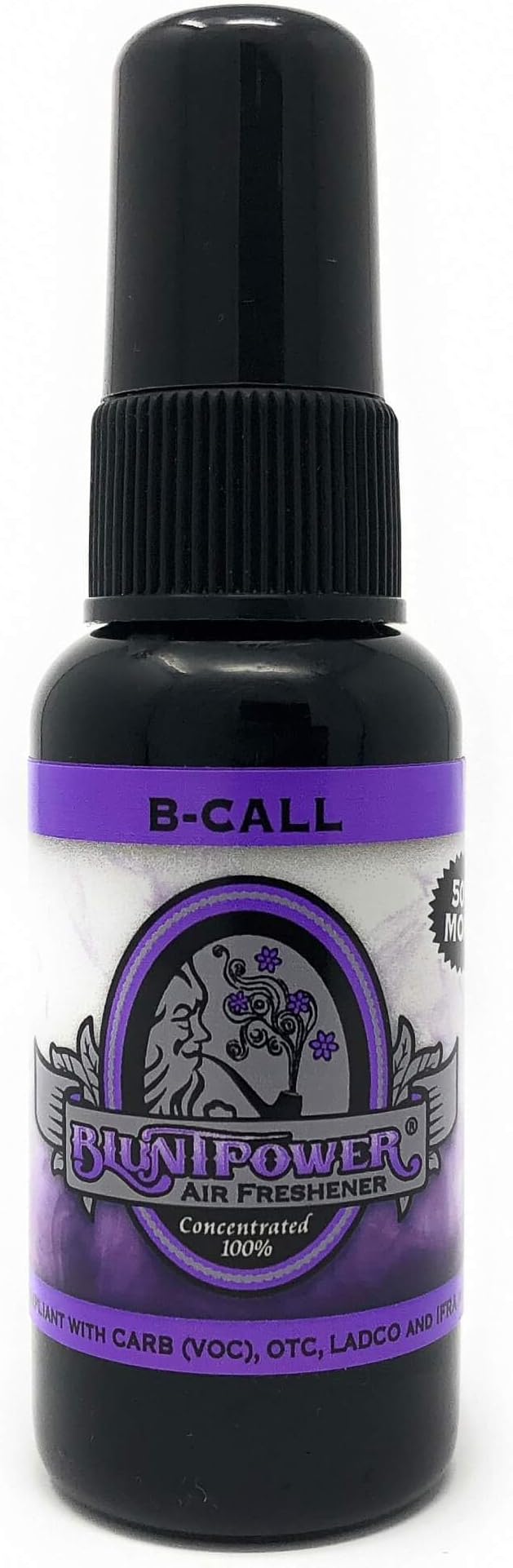 BluntPower (B-Call, 1 Pack) Concentrated Air Freshener for Room and Car Spray - Oil-Based Diffuser Spray Bottle - Long-Lasting Bathroom Spray, Car Freshener, & Odor Eliminator Spray