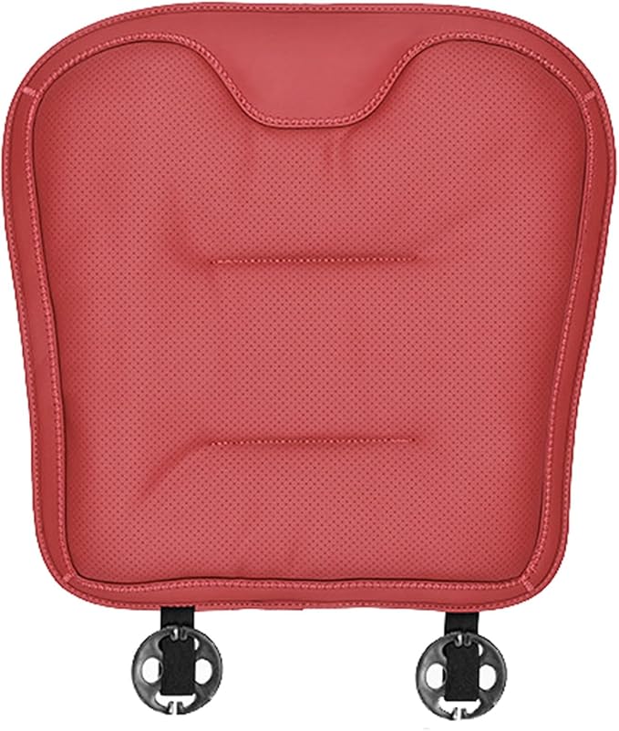 Car Seat Cushion for Porsche Macan 2015-2025-pr, Breathable Non-Slip Driver Seat Pad Ergonomic Memory Foam for Long Driving Car Office,A/2Pcs-Red