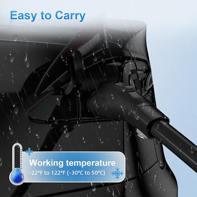 FOCSPROD J1772 to Tesla Charger Adapter, Max 80A 250V Fast Charging J1772 to NACS Adapter for Tesla Model 3/Y/X/S/Cybertruck Charging Adapter, Compatible with J1772 EV Charge to Tesla Adapter -UL 2252