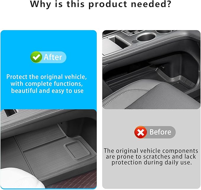 Center Console Organizer Lower Tray for Toyota Sienna 2021-2026 Accessories Upgraded Console Bottom Organizer Silicone(Gray)