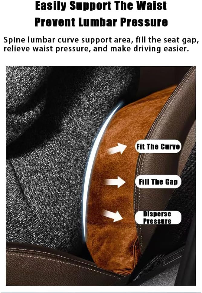 Car Headrest Pillow for Mercedes Benz GLS/AMG X167 X166 SUV 5-Seats Car Seat Lumbar Pillow Car Headrest Pillow Car Seat Neck Break Cushion Head Support Rest Pillow Accessories