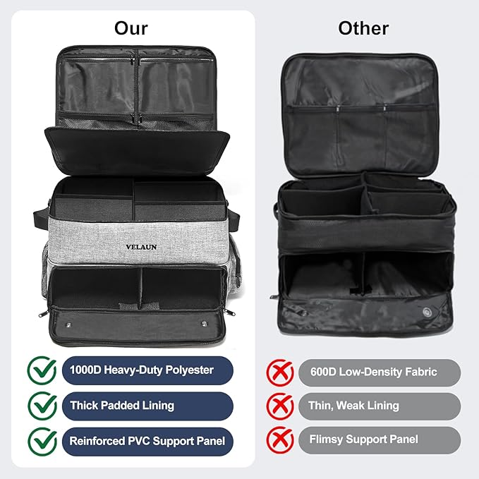 Golf Trunk Organizer, Golf Accessories for Men, Car Storage Bag with 2 Shoe Compartments, Adjustable Dividers for Gear, Durable Water-Resistant Design, Ideal Gift for Golfers