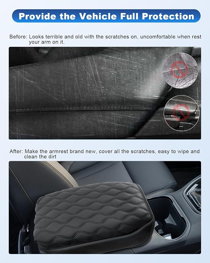 CDEFG for 2025 Outback Legacy Center Console Cover Compatible with 2020-2025 Subaru Outback Legacy Accessories Armrest Cover 2020-2025 Outback Legacy Middle Console Pad Arm Rest Cushion