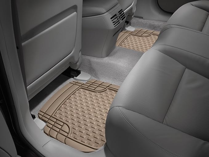WeatherTech Trim-to-Fit Floor Mat - Semi Universal Vehicle Mats - 1st & 2nd Row 3-Piece Set (Grey)