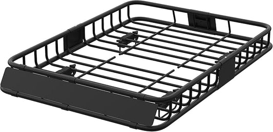 51"X 36"x 5" Universal Roof Rack Basket,Heavy Duty Weather Resistant Top Mount Cargo Rack, Luggage & Camping Gear Storage for Car, Truck or SUV Transport