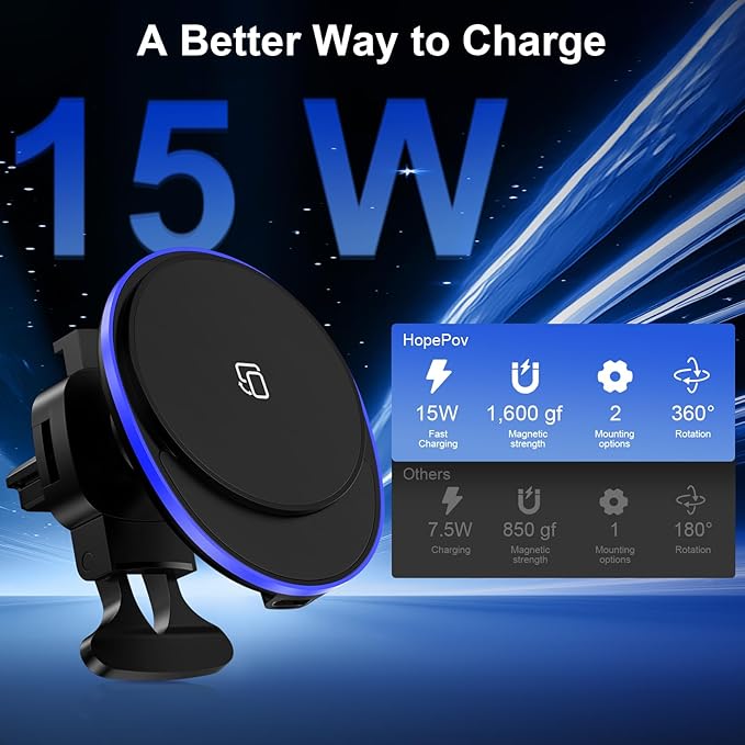 Pixel Wireless Car Mount Charger Magsafe for Google Pixel 10a 10 Pro XL 9 8,15W Wireless Car Charger Air Vent Magnetic Android Phone Holder Fast Charging Kickstand for Samsung Galaxy S26 Ultra/S25/S24