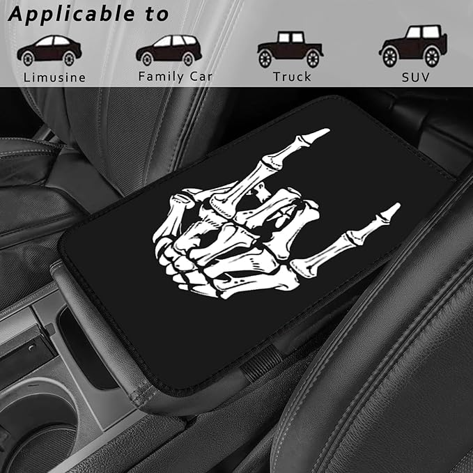 Southwestern Ethnic Vehicle Center Console Armrest Cover Pad,Western American Car Accessories Middle Console Cushion Pad,Auto Arm Rest Mat Aztec Gifts for Women Men Dad for Most Vehicle SUV Truck
