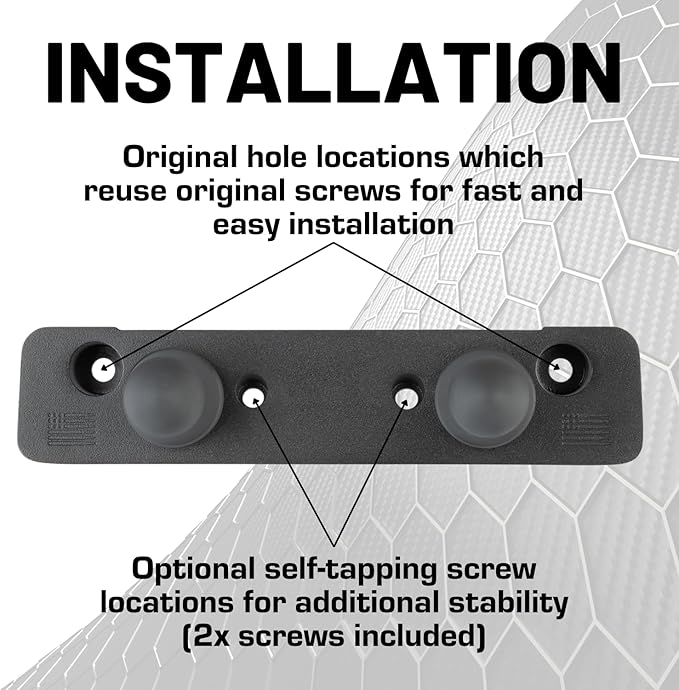 Bulletpoint Dash Mount Cell Phone Holder Compatible with 2013-2018 RAM Truck & 2019+ RAM 1500 Classic 20mm Ball Mount - Compatible with iPhone and Android Smartphones (Dual Ball with 1 Phone Holder)