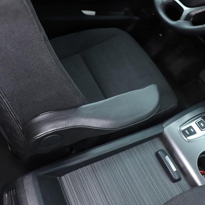 Center Console Armrest Protector Cover for Honda Pilot 2016-2022/ Ridgeline 2017-2023/ Passport 2019-2023 Accessories Waterproof Center Console Armrest Seat Box Cover Cushion Lid Pad (Leather)