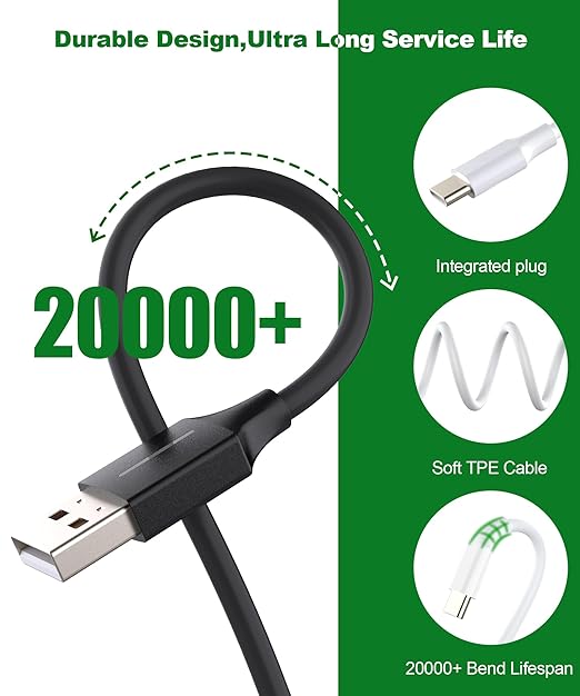 Headset Bypass Activate Cable for Motorcycle CarPlay Activation, USB-A to 8Pin CarPlay Adapter for Motorcycle, Compatible with Harley, Honda Gold Wing, Indian Motorcycles
