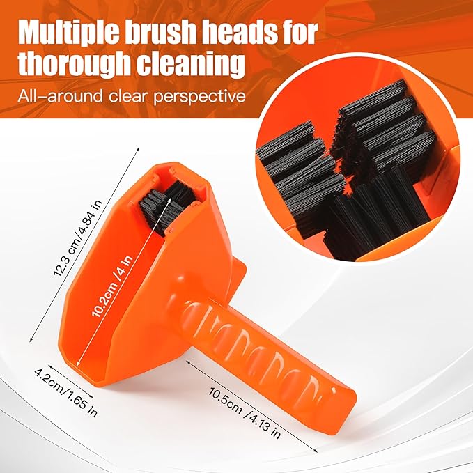 Revolutionary Soak Action Bike Chain Cleaner, Deep Clean in 3 Mins, No Assembly, Ready to Use, All-in-One Tool for MTB & Road Bikes