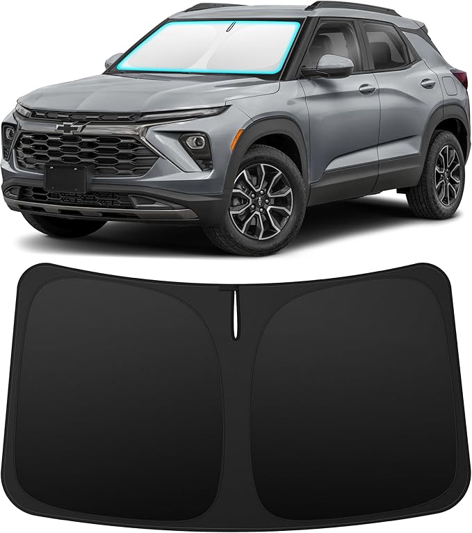 INSAUTO Custom Fit Windshield Sun Shade Accessories for Chevrolet/Chevy Trailblazer 2021-2026, Foldable Front Window Sunshade, UV & Heat Reflector, Keeps Interior Cool, Includes Storage Bag