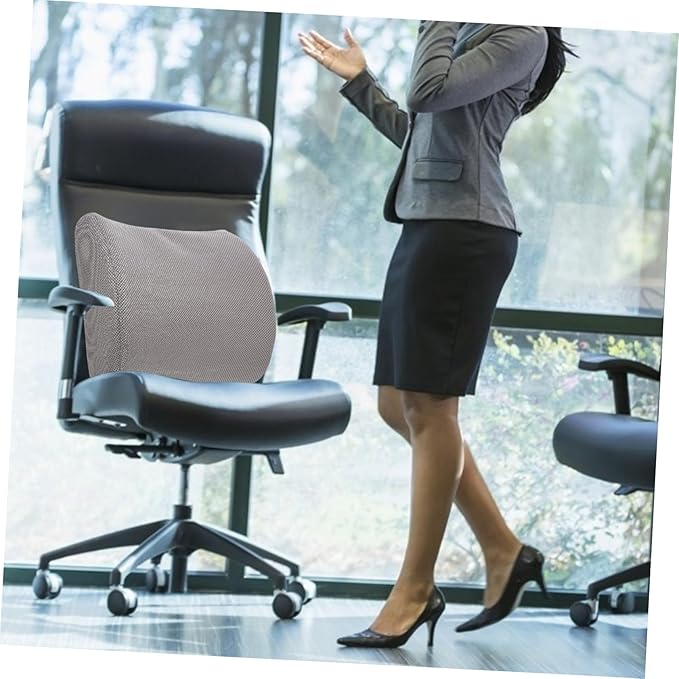 Cabilock Memory Foam Pillow for Office Chair Lumbar Support Car Seat Pad Car Seat Cushion Waist Support Pillow Lumbar Relief