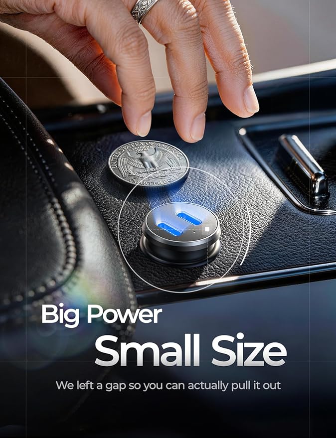 LISEN 90W USB C Car Charger Fast Charging for iPhone 17 Car Charger USB C Fast Charge, Type C Car Charger for iPhone 17 Pro Max 16 15 14 13 12 11, for Samsung S26 S25 S24 [Lighning&USB-C] Mothers Day