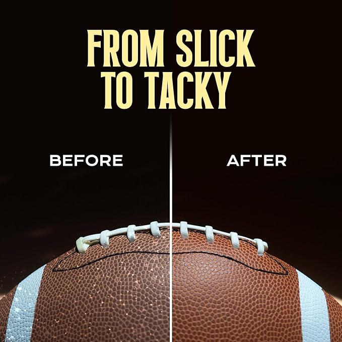 FORTIVO 3 in 1 Football Prep Kit - for Secure Grip and Improved Tack, Leather Football Wax and Accessories for Professional and Youth Players - with 2 Wax Bars & 1 Brush