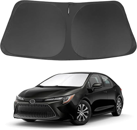Windshield Sun Shade Fit for 2020-2024 2025 2026 Toyota Corolla Accessories (Not for Corolla Cross) Window Sunshade Protect Car from Sun Rays