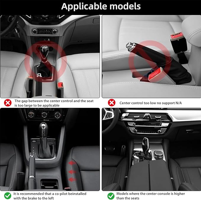 Sporacingrts Universal Car Armrest Storage Box with Cup Holder, USB & Type-C Charging Ports, Adjustable Forearm Wrist Support, Center Console Organizer for Most Vehicles