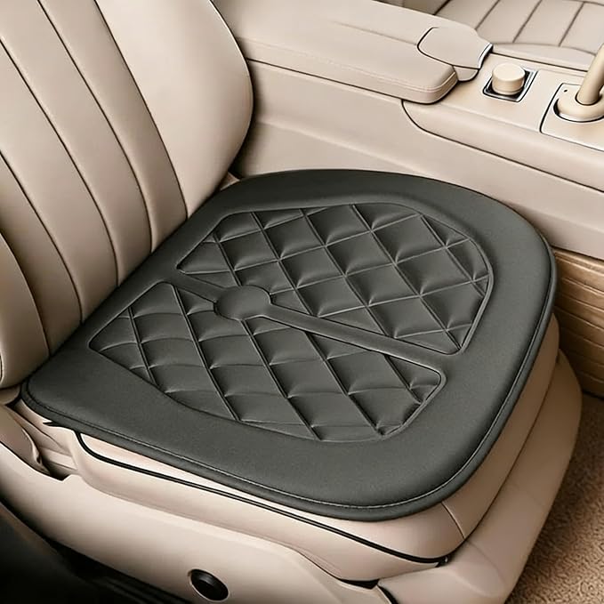 Big Ant Memory Foam Car Seat Cushion for Driver - Heightening Seat Pad for Short Drivers, Relieves Pressure for Long Drives - Non-Slip Car Booster Cushion for Office, Truck, Wheelchair