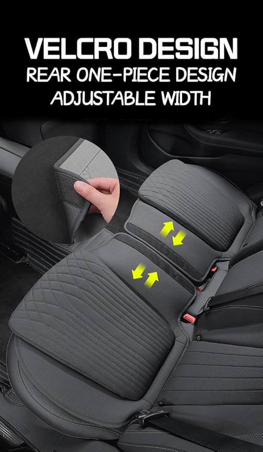 Car Seat Cushion Fit for BMW Accessories Front and Rear Seat Pad for Car Driver Seat Office Chair Black(1PC)
