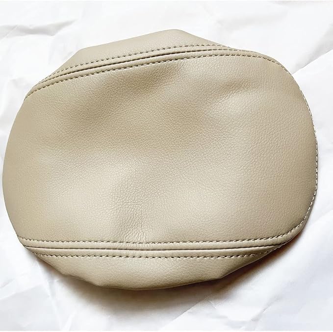 for Toyota Corolla 2007 2008 2009 2010 2011 2012 2013 Synthetic Leather Center Console Pad Armrest Box Cushion Protector (Beige)