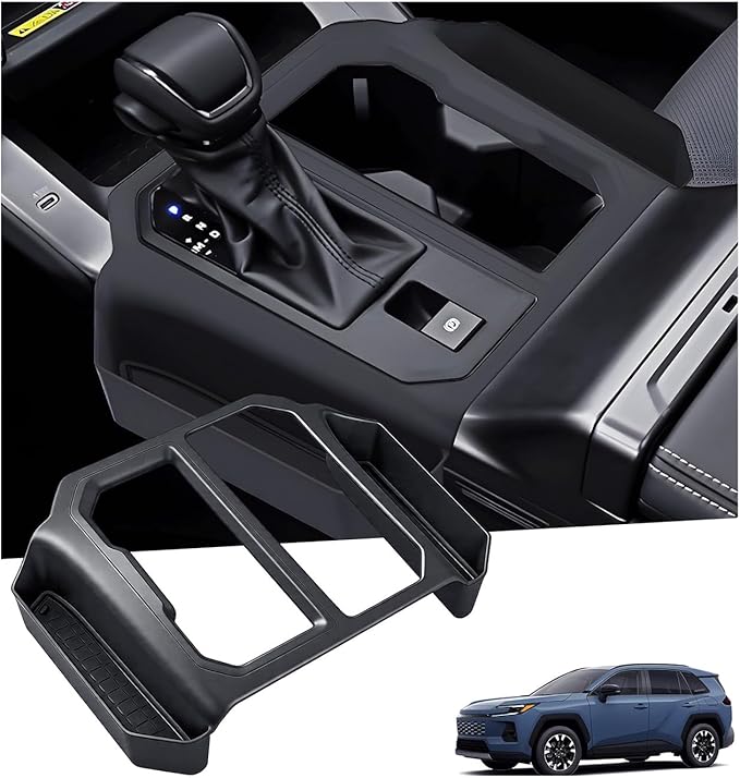 Center Console Organizer Tray Storage Box for Toyota RAV4 2026, Interior Accessories for 2026 RAV 4, Black