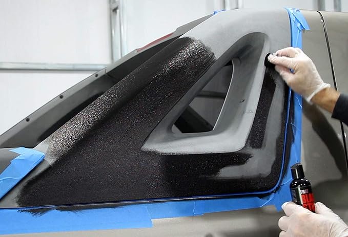 Black Plastic Restorer - Instantly Restore Your Faded or Damaged Black Plastic Trim - Won't Wash Off - Permanent - Lasts for Years - Easy - that Black Stuff