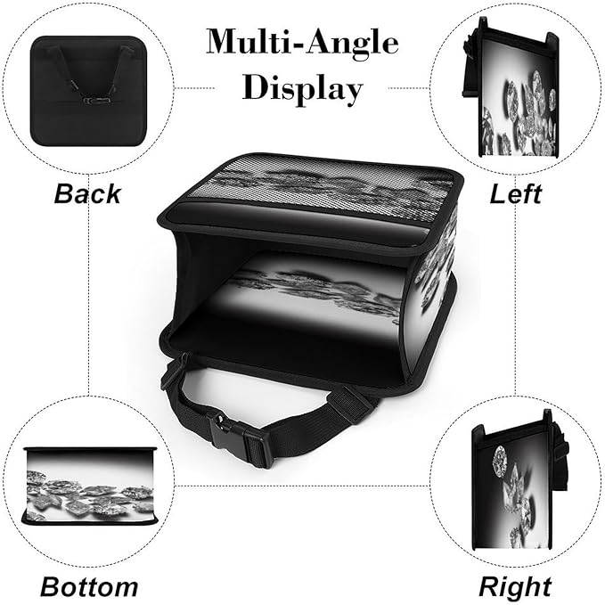 Diamond Jewelry Jewels Luxury Car Seat Back Organizer Large Capacity Car Backseat Organizer Multipurpose Car Seat Back Hanging Bag Practical Auto Travel Accessories for Campers