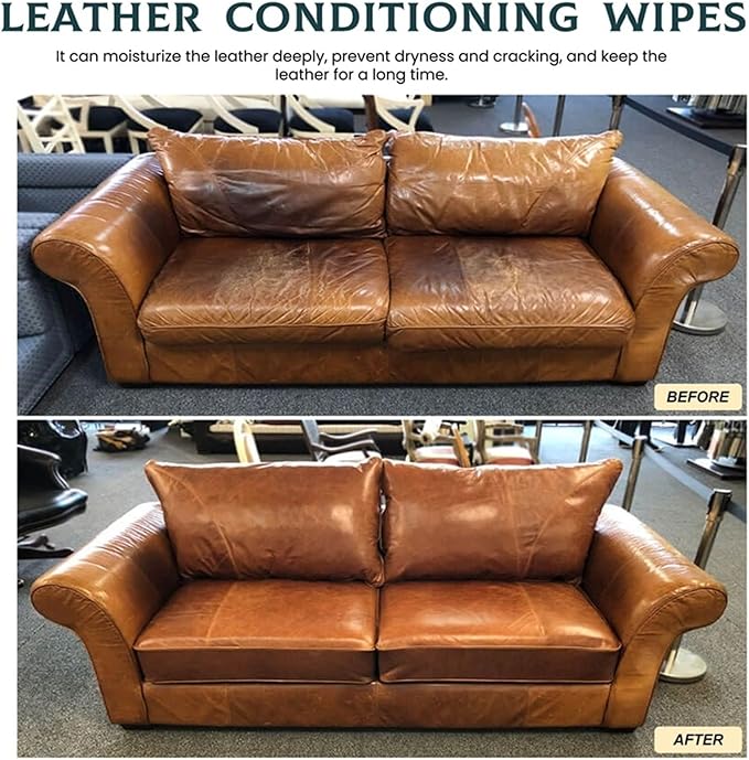 Leather Salve, 2025 Upgrade Leather & Wood Furniture Repair Salve with Brush, Furniture Salve for Leather Wood, Household Leather Upholstery Cleaners for Home, Easy to Apply (3pc)