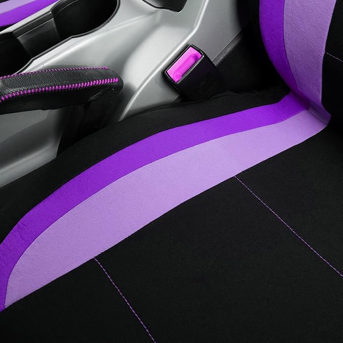 Flying Banner Car Seat Covers Front Seats Rear Bench Polyester car seat Protectors Easy installations Rear Bench Split Classic Man Lady Truck