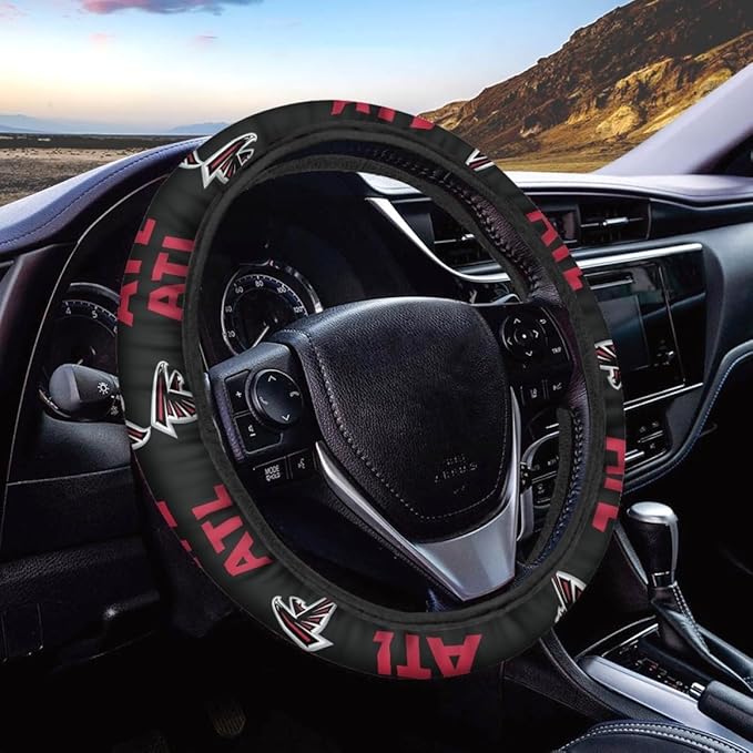Universal Car Steering Wheel Cover, Automotive Vehicle Accessory (L-FXPT-Lieyi)