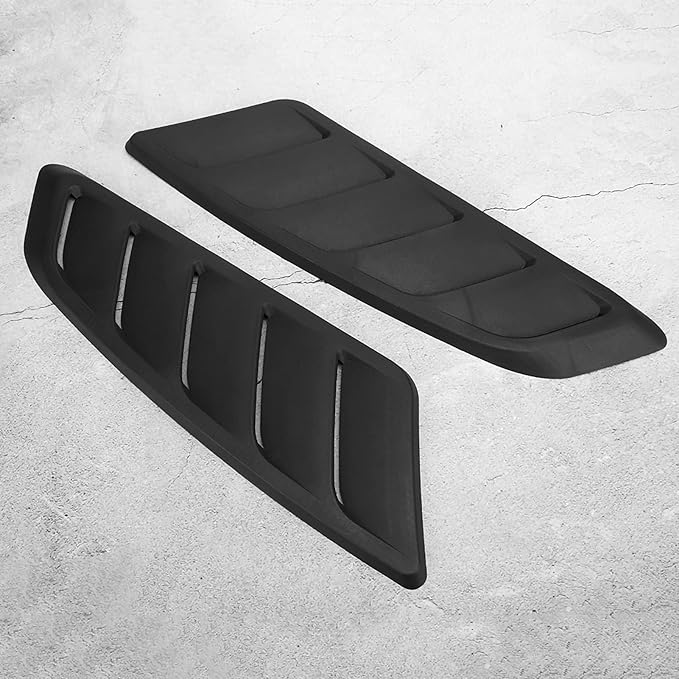 Hood Vent,Hood Vents For Cars,Car Hood Vent,Automotive Hood Louvers,2Pcs Car Auto Modification Hood Bonnet Vent Cover Fit For 2015-2017