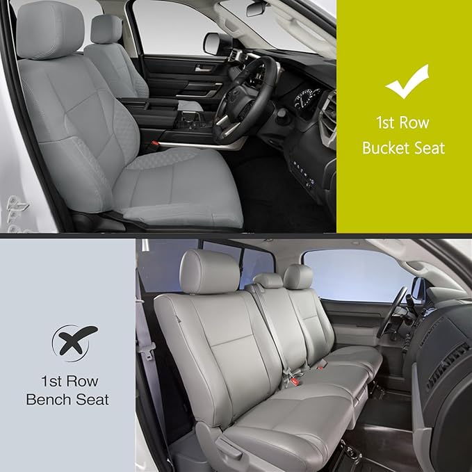 AOMSAZTO Car Seat Covers,Full Set 5 Seats Custom Fit for Nissan Frontier 2009-2025 2026,Faux Leather Automotive Cushion Covers Seat Protector,Airbag Compatible Waterproof Black