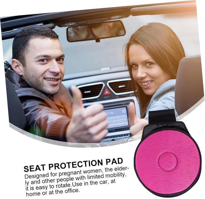 Comfortable Car Seat Cushion Rotating Lumbar Support for Driving and Home Use