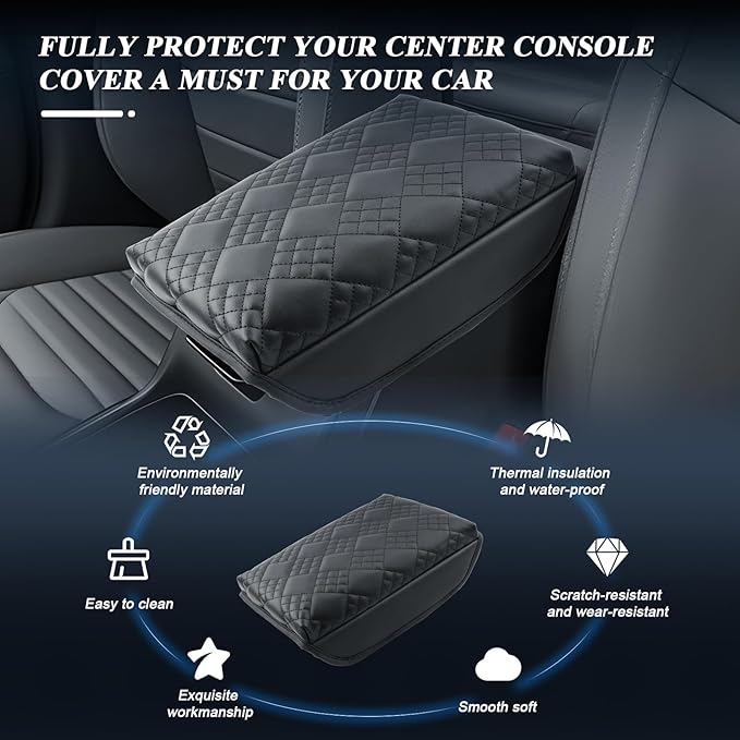 BIBIBO for 2025 Kia K4 Center Console Armrest Cover 2025 Kia K4 EX/LX/GT-Line/GT-Line Turbo Arm Rest Cover 2025 Kia K4 Accessories 2025 K4 Armrest