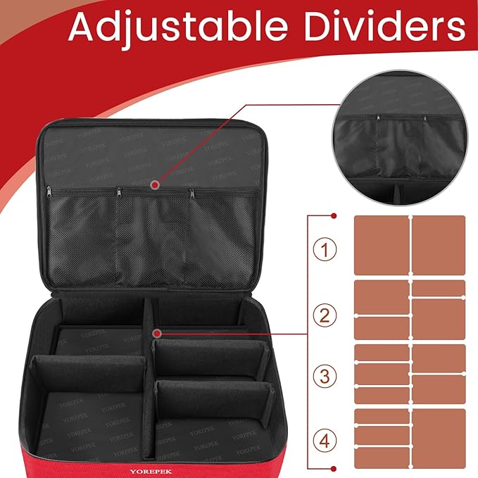 YOREPEK 2 Layer Golf Trunk Organizer, Golf Gifts for Men with Separate Ventilated Compartment for 2 Pair Shoes, Waterproof Car Trunk Locker for Balls, Tees, Clothes, Gloves, Gifts for Golfers